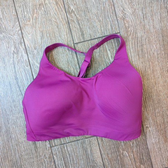 Athleta Other - Athleta High Impact Focus Sports Bra 36DD Magenta Molded Cups